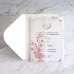 Wedding Invitation Card with Vellum Paper Cover Fresh Style Latest Invitation 